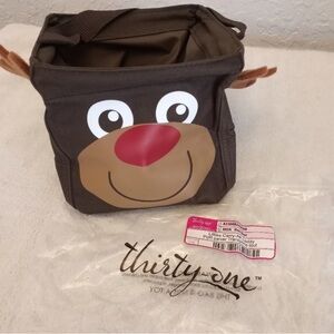 Thirty-One Brown Reindeer Caddy